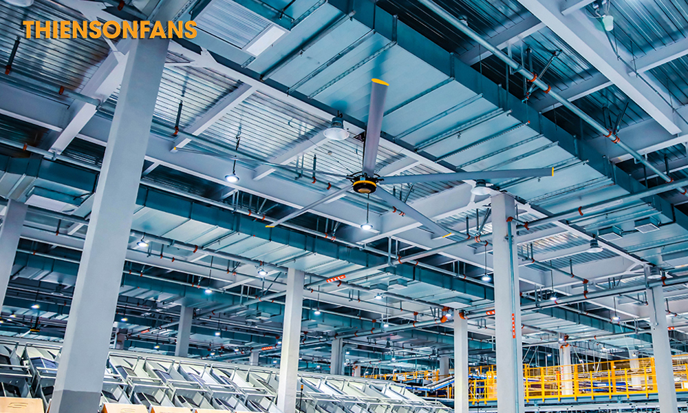 Quạt trần công nghiệp Eurus III 5 Đặc điểm nổi bật của quạt trần công nghiệp Eurus III