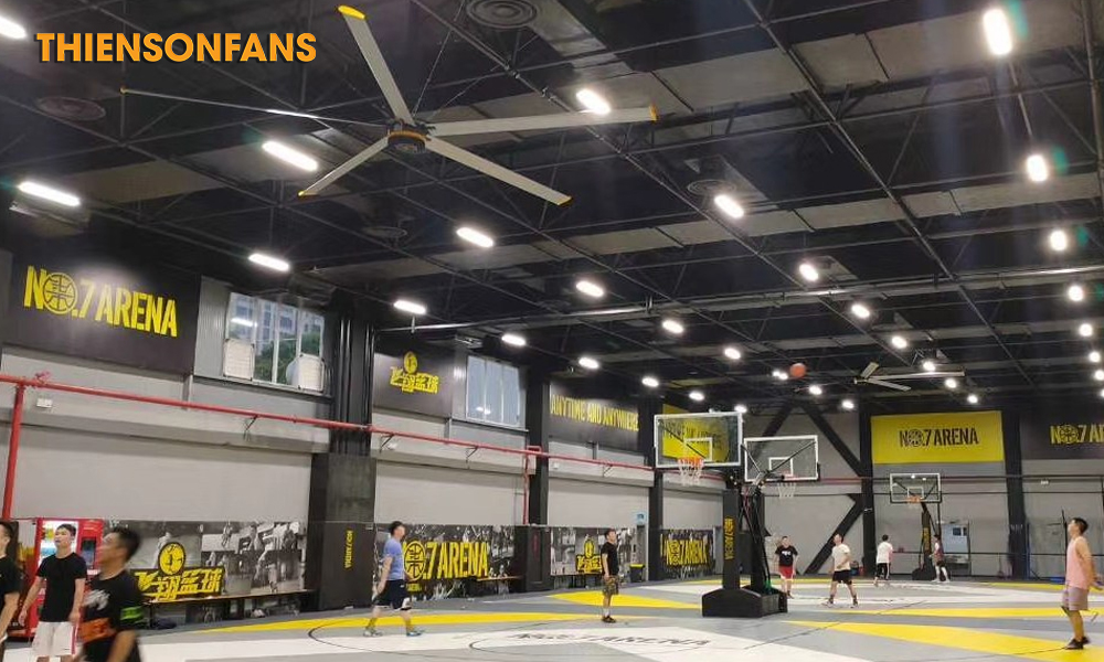 Quạt trần công nghiệp Zephyrus HVLS-D6AAA49 4 Quạt trần công nghiệp Zephyrus HVLS-D6AAA49 nổi bật với hiệu suất vận hành