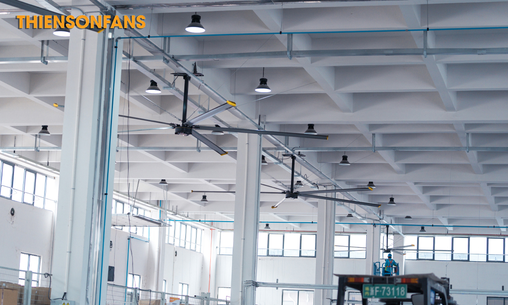 Quạt trần công nghiệp Zephyrus HVLS-D6AAA55 1 Tổng quan về Quạt trần công nghiệp Zephyrus HVLS-D6AAA55