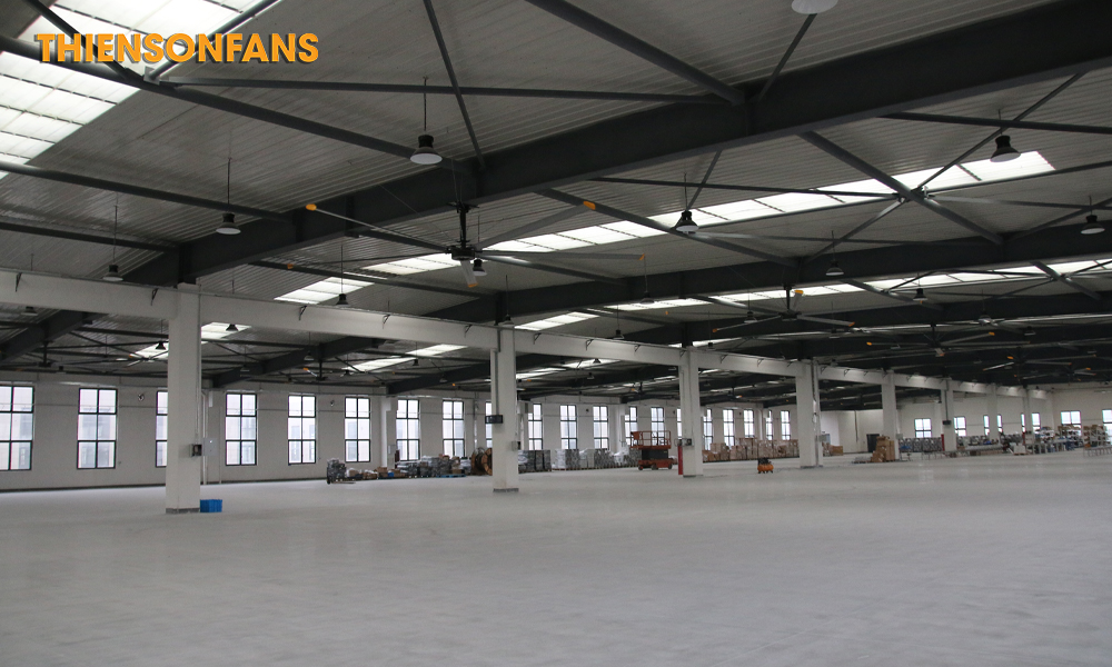 Ưu điểm bổ sung của Quạt trần công nghiệp Zephyrus HVLS-D6AAA61