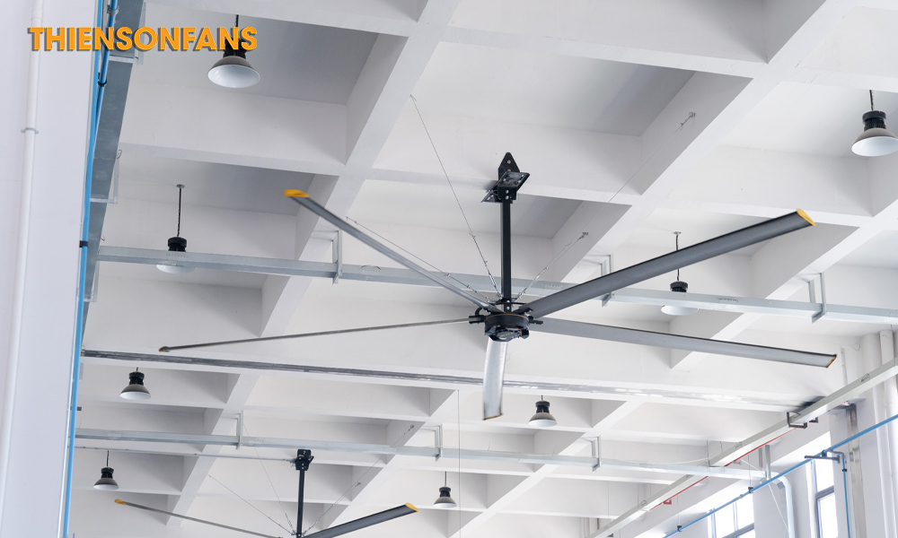 Quạt trần công nghiệp Zephyrus HVLS-D6AAA49 3 Quạt trần công nghiệp Zephyrus HVLS-D6AAA49 được thiết kế để đáp ứng tiêu chuẩn an toàn