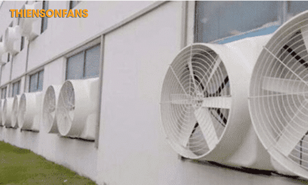 Quạt thông gió composite - 2 loại quạt composite phổ biến nhất. 4 Quạt thông gió composite tròn