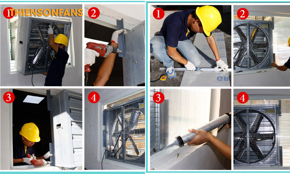 Lưu ý khi lắp đặt quạt thông gió là gì
