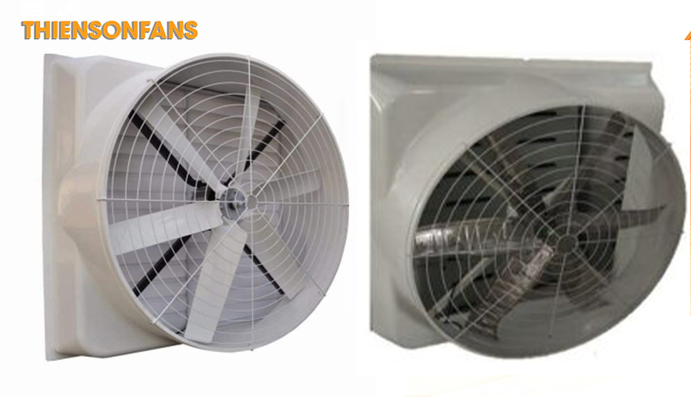 Quạt thông gió composite - 2 loại quạt composite phổ biến nhất. 8 Quạt thông gió composite hình tròn các loại