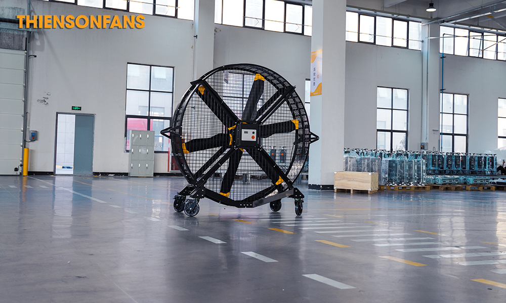 Quạt công nghiệp di động sải cánh lớn